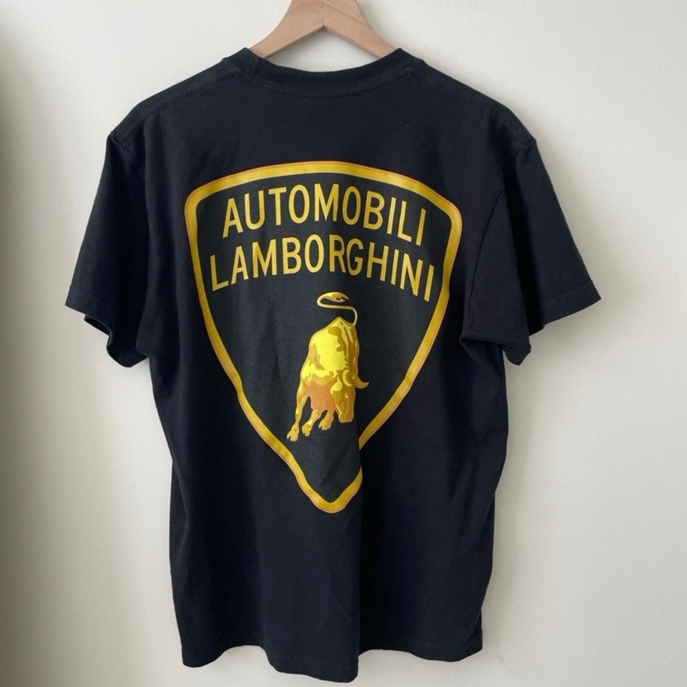 Supreme x Lamborghini black cotton t-shirt